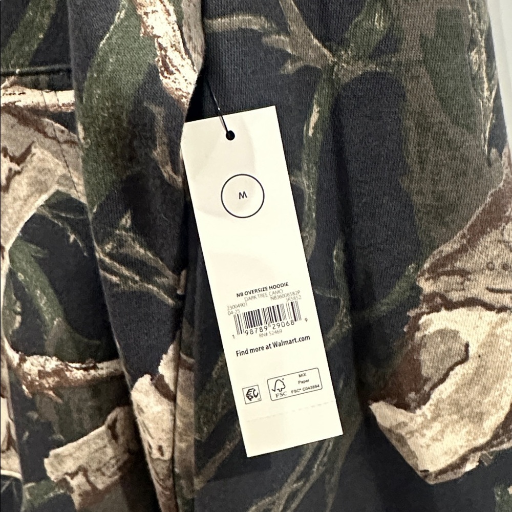 Oversized Hoodie with Long Sleeves Size M - Picture 12 of 13